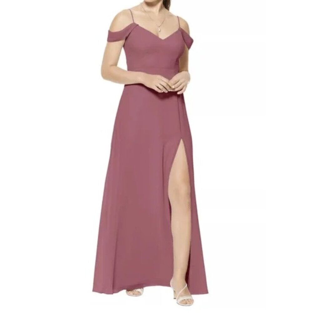 #LEVKOFF Rosewood Blush Dress